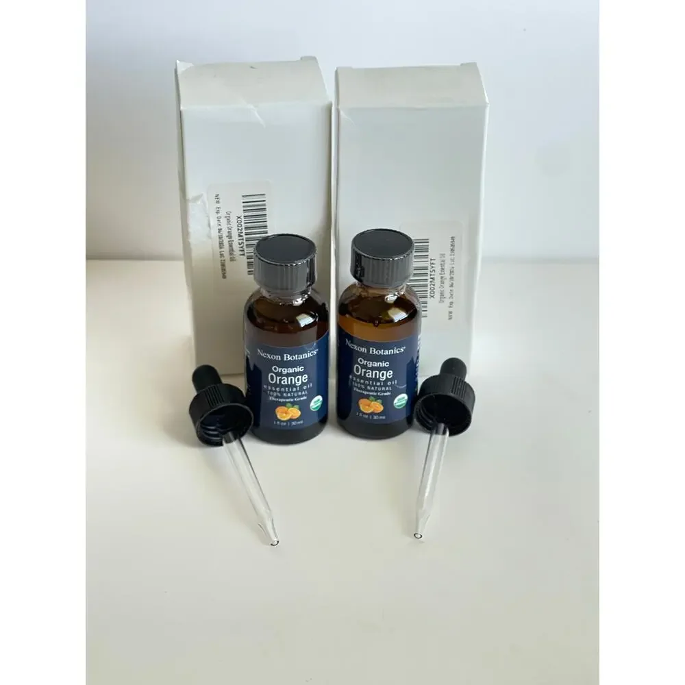 2 Bottles of Organic Orange Essential Oil 30 ml each